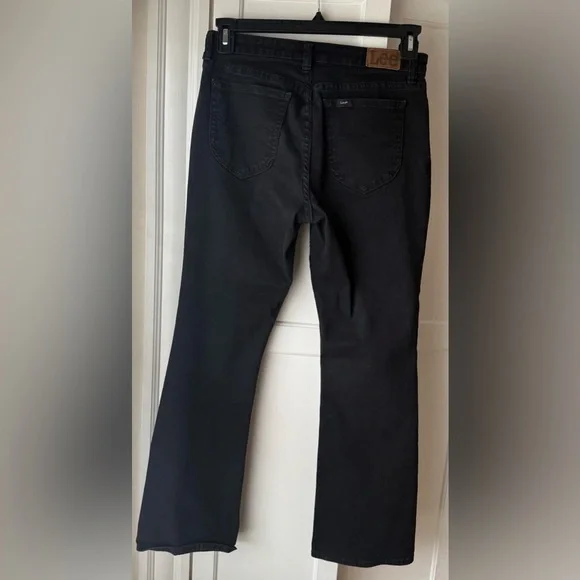 Lee Black Flare Leg Jeans Size 6 – Stylish & Versatile, Excellent Condition - Picture 5 of 5
